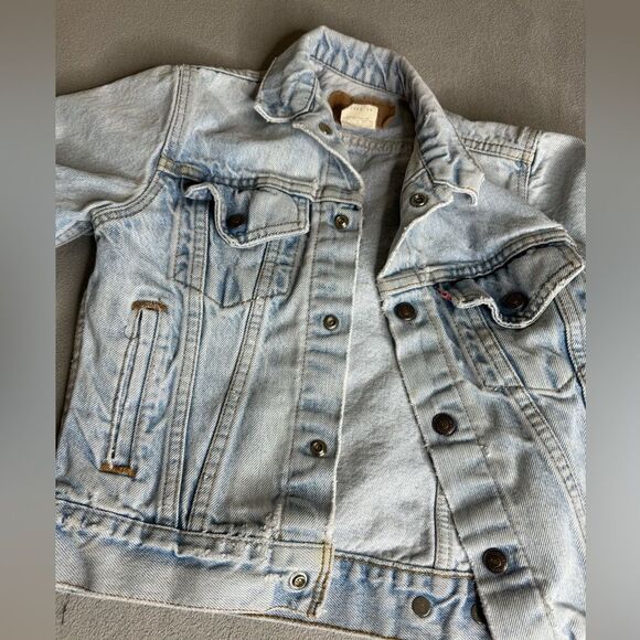 Vintage Levi’s Denim jacket for kids Made in Usa size 12 - Picture 11 of 16